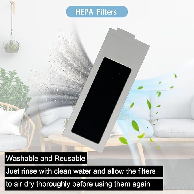 24 Pack Replacement Parts for ECOVACS Deebot T20 Omni / T20 Max / T20 Pro Robot Vacuum，Includes Main brushes, HEPA filter, Mop pad, Dust bag and Side brushes