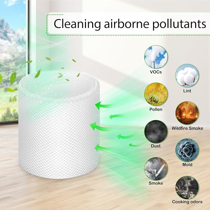 AW200 Evaporator Mat Replacement Compatible with Boneco W200, W300, H300, H400 Air Purifiers and AW200 Humidifier Air Washers Filter Replacement Upgrade 2 Pack