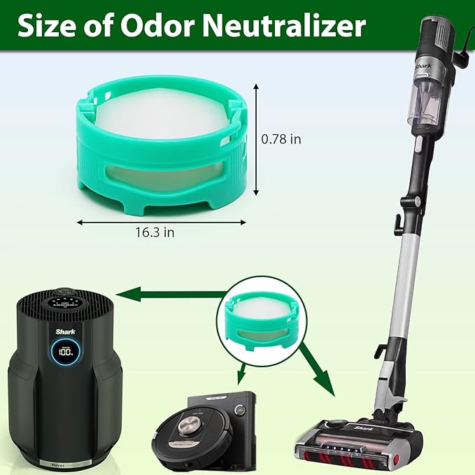 [8 Pack] Odor Neutralizer Technology Replacement Cartridges: Compatible with Shark Stratos AZ3000 AZ3002 HZ3000 HZ3002IZ862H IZ562H ZD550 Upright Vacuum Cleaner Part 1541FC3000 - Mix