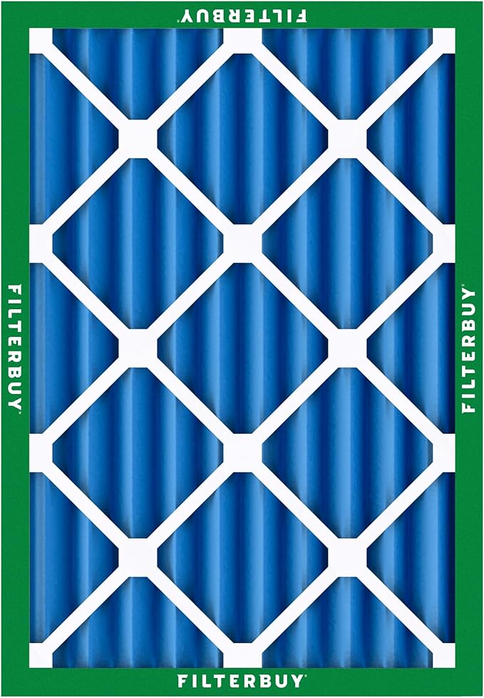 Filterbuy 16.5x22x4 Air Filter MERV 13 (MPR 1900) Health Defense Replacement (1-Pack), Electrostatic Pleated HVAC AC Furnace Filters, Made in USA (Actual Size: 16.50 x 22.00 x 3.63)