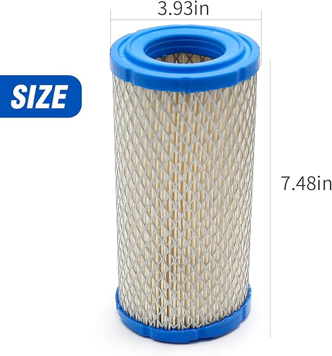 2PCS K1211-82320 Air Filter, Replacement for John Deere M113621 6449, Replacement for Kubota K2581-82311, Replacement for Kubota GR2100 GR2120