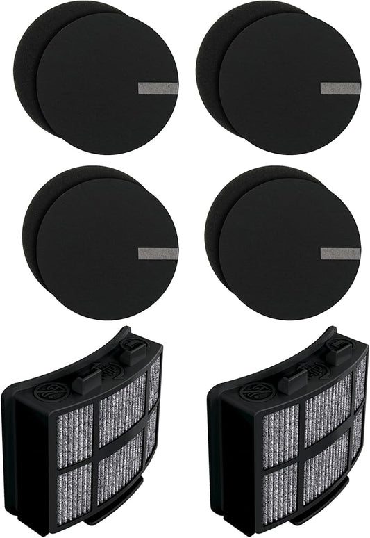 Fette Filter Replacement Filters for Bissell Vacuums, Compatible with SurfaceSense MultiClean 3418, Pet Hair Eraser Turbo 3774F, PowerLifter 3404.2 Post-Motor & 4 Pre-Motor Filters