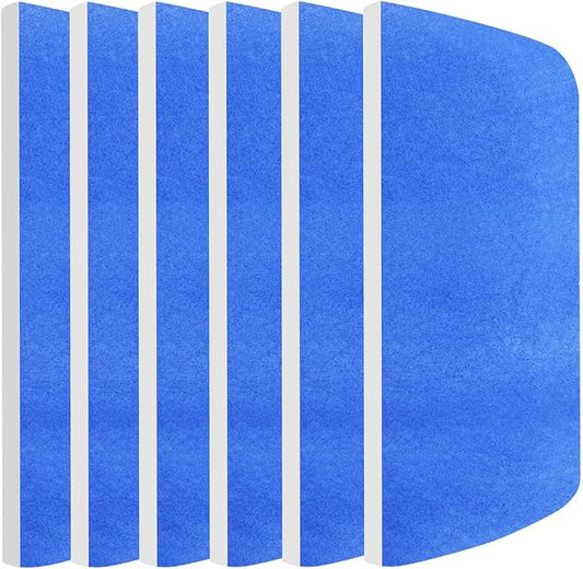 6 Pack 6x16 Inch MERV 8 RV Air Conditioner Replacement Filters - Direct Fit for Coleman Mach Vent System (AC Air Filter Set)