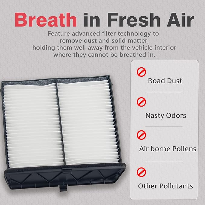 Cabin Air Filter Fits Mazda 3 (2019-2022), CX-30 (2020-2022), CX-50 (2023), Replacement for CF12773, BDTS-61-J6X, MP111BDGF, BDGF-61-J6X