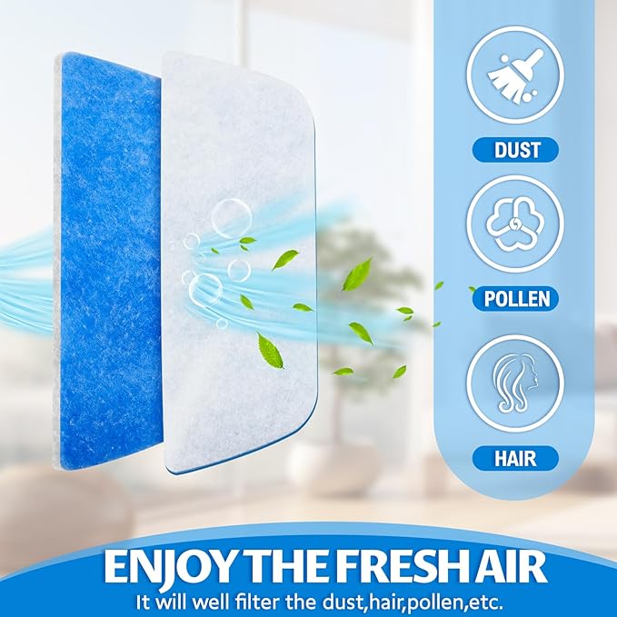 10 Pack RV AC Filters for Air Conditioner Vent 10 RV Filters Replacement for Air Conditioner Vent Compatible with MERV 6 AC Filter(16 x 6 Inch)