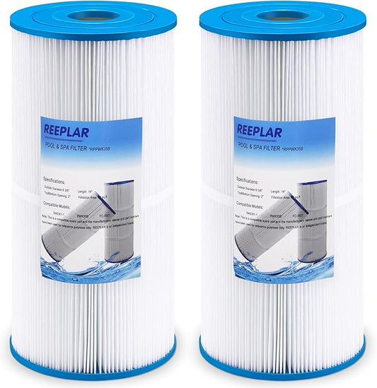 PWK35B Replaces Hot Springs Limelight Spa Filters, Compatible with Watkins 1642301-1, 78161, 78286, Filbur FC-3921, Hot Spring Limelight Series Filter Cartridge,35 sq.ft - 2 Pack