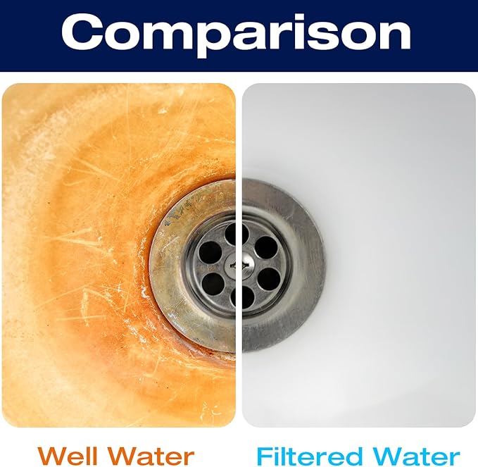 H&G Lifestyles 4L Iron Removal Resin for Iron Water Filter, Ion Exchange Resin Filter Cartridge Refill for RV Water Filter System,Camper Soft Water Replacement for Portable Water Softener