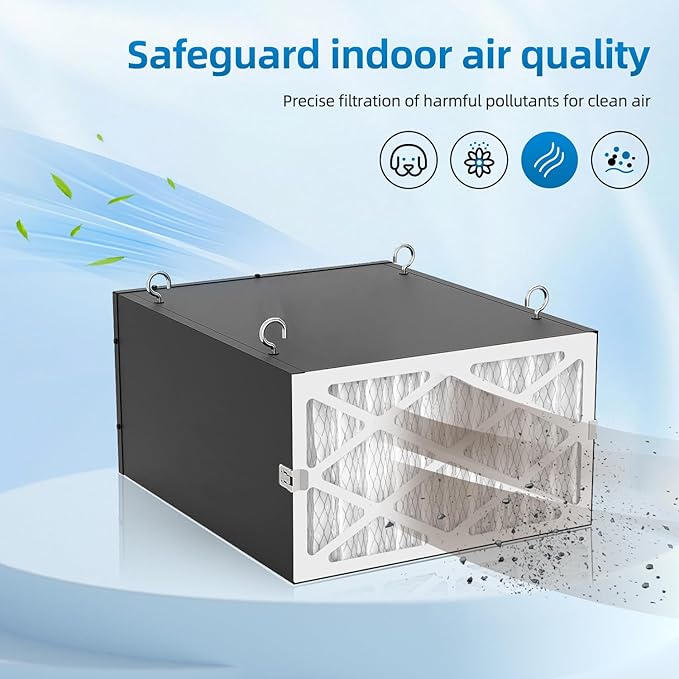 5-Micron Outer Filters Compatible with WEN 3410 & POWERTEC AF4000/AF4001 Shop Fox W1830 Grizzly G0738 Air Filtration System, Replacement for WEN 90243-027-2 Woodworking Air Filters (2 Pack)