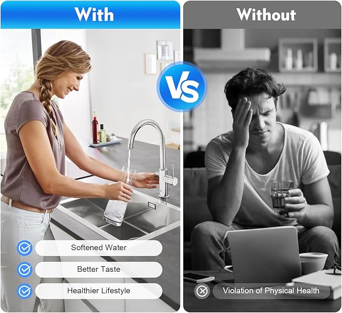 5600SM Digital Water Softener Control Valve, Automatic Timer Softening Water Softener Filter Control Head Valve, 110V Efficient Water Softener Control System for Home & Industrial Use