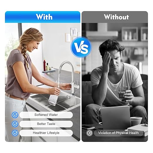 Water Softener Control Valve Head, 5600SM Water Softner System Filter Softening Head for 8-14" Diameter Tank, 110V Automatic Digital Control Valve for Water Softeners