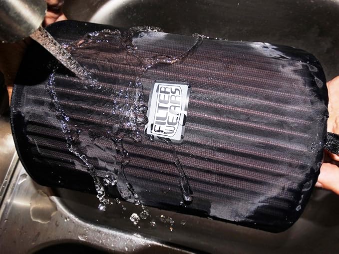 FILTERWEARS F154R Universal Water Repellent Cold Air Intake Pre-Filter - Large