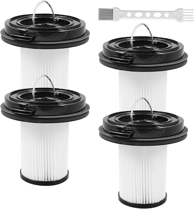 4 Pack Replacement Filter Compatible with BISSELL CleanView XR Lightweight Cordless Vacuum, for Bissell CleanView XR/XR pet Lightweight Cordless Vacuum - Filter, Washable and Reusable