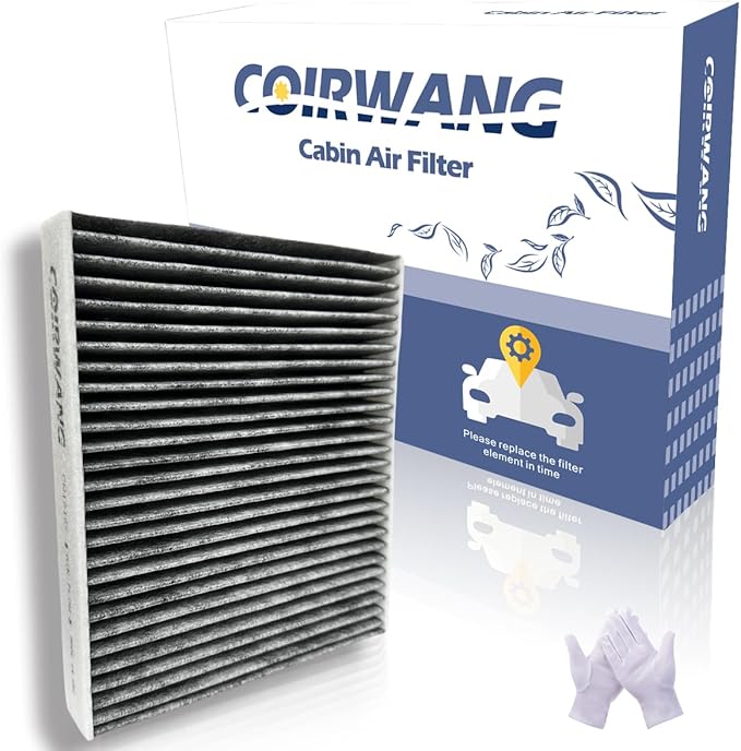 CF12157 Cabin Air Filter with Activated Carbon Compatible with Mazda CX-9, Lexus ES300h/ES350/RX350/RX450h/UX200, Toyota Avalon/Camry/Corolla/Highlander/Prius/RAV4/Sienna/Venza, Subaru