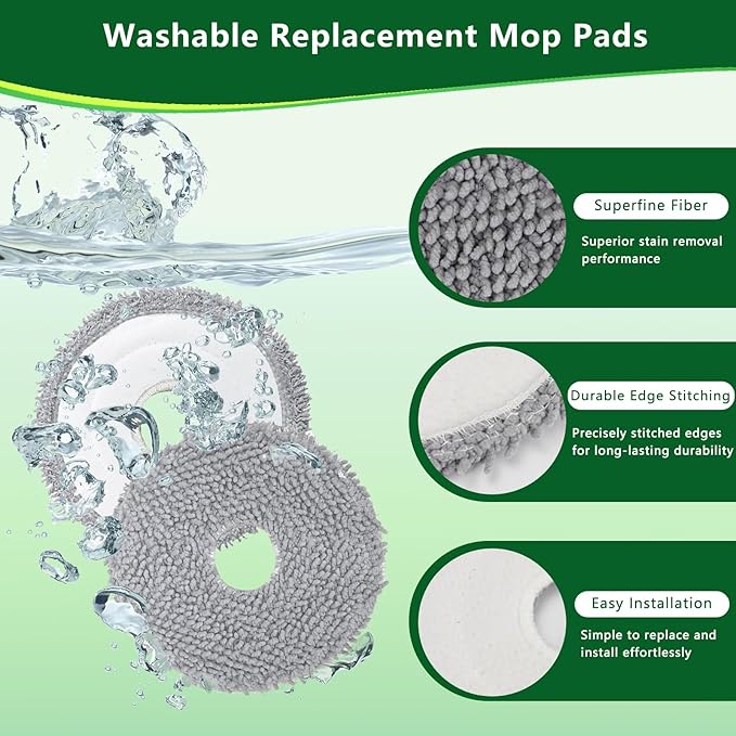 23PCS Replacement Parts Kit for iRobot Roomba Plus 505/405 Combo Robot Vacuum, Includes 2 Roller Brushes, 4 Mop Pads, 4 HEPA Filters, 6 Side Brushes, 6 Vacuum Bags, 1 Cleaning Tool