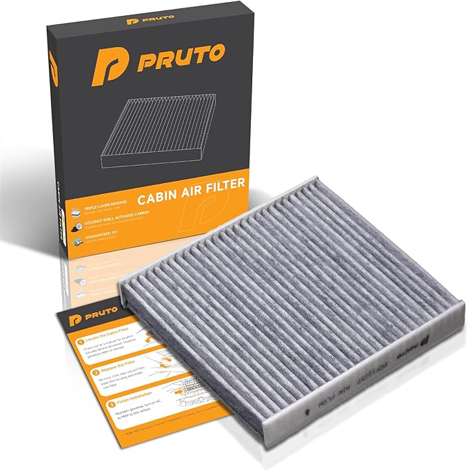 Cabin Air Filter Compatible with 2016-2025 Toyota Lexus CHR CX9 Camry Corolla Corolla Cross Crosstrek ES350 Highlander Prius RAV4 RX350 Sienna, w/Activated Carbon replaces CF12157 871390E040