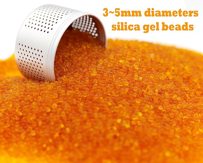 Gun Safe Dehumidifier, Moisture Absorbers, TOAAOT 200g Silica Gel Canister for Gun Case, Tool Box (3 Units)