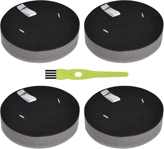 3070 Filter Replacement for Bissell Cleanview Pet Slim 3080 2831 3339 2903 2921 Pet Hair 2897 4 Pack Filter for Bissell PowerEdge 2900A 2900 3274 Vacuum Compare to Part # 1623102