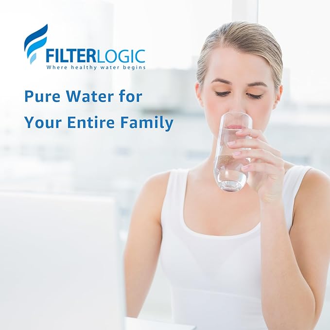 Filterlogic NSF Certified Water Filter, Replacement for PUR® RF9999® Faucet Water Filter, Pur® PLUS Faucet Model FM-2500V, FM-3700, PFM150W, PFM350V, PFM400H, PFM450S (Pack of 3),Model No.: FL-FF08
