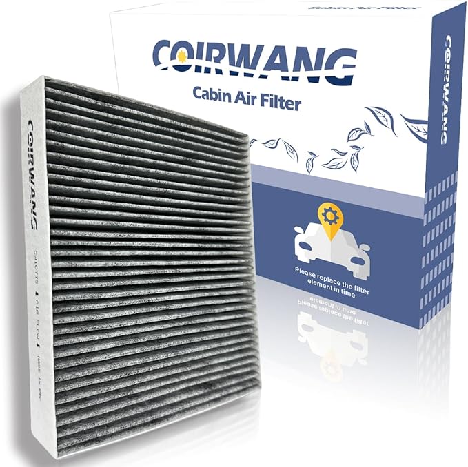 CF10775 Cabin Air Filter with Activated Carbon Replacement for Buick Allure/Encore/Lacrosse/Regal/Verano, Cadillac ELR/SRX, Chevrolet Cruze/Malibu (Replacement 13271190)