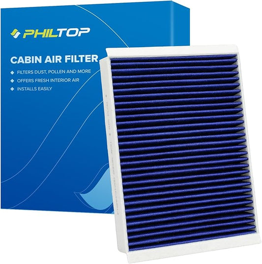 PHILTOP Cabin Air Filter, CF11719 Replacement for Select Mercedes-Benz Vehicles, Premium Cabin Filter with Activated Carbon Filter