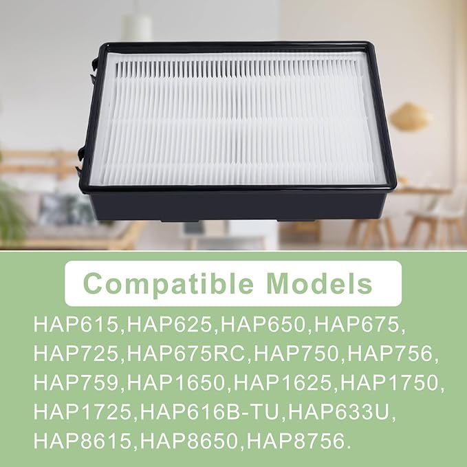 HAPF600D Filter Compatible with Holmes True HEPA Filter B Replace HAPF600 HAP615 HAP625 HAP650 HAP675RC HAP725 HAP750 HAP1625 HAP1650 HAP1725 HAP1750 Filters(4 Packs)