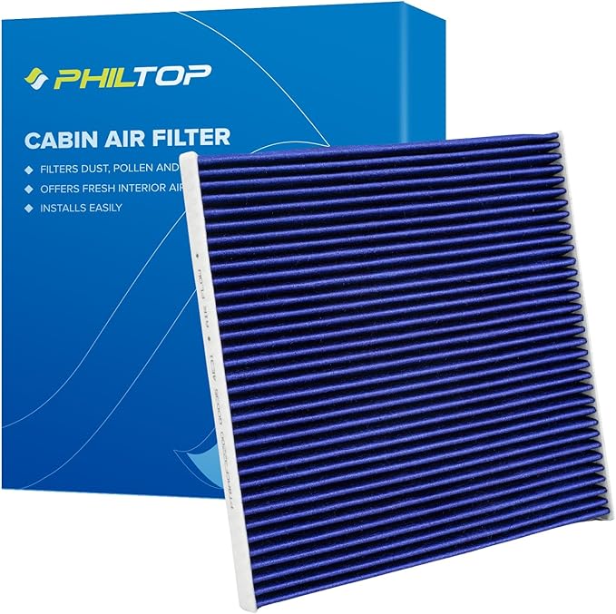 PHILTOP Cabin Air Filter, Replacement for CF11173,2007-2012 Altima,2009-2014 Murano; Maxima,2011-2017 Quest, Premium Cabin Filter with Activated Carbon Filter