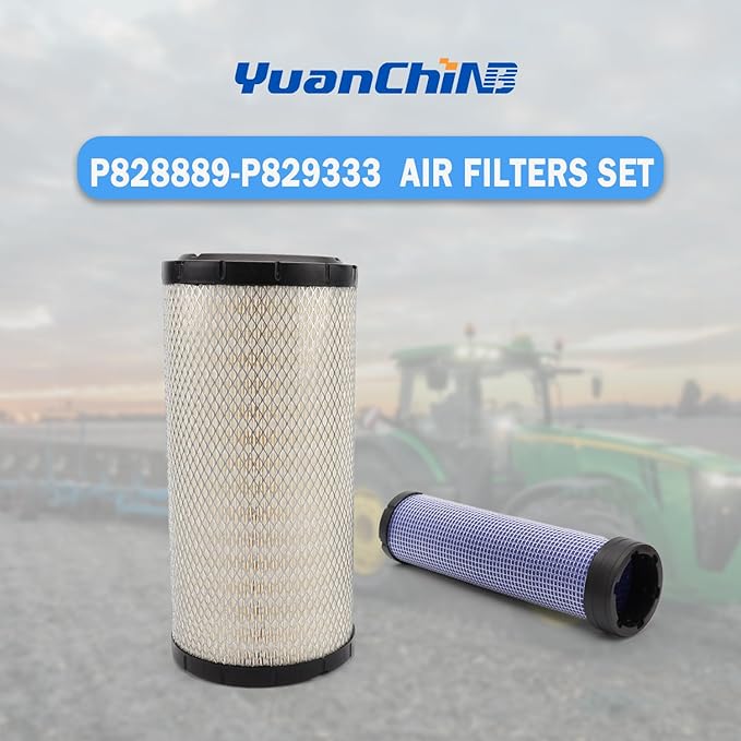 P828889-P829333 Air Filters Set for Donaldson, John Deere, Caterpillar Cat Backhoe, Wix and Case AT171853-AT171854 110-6326 - 110-6331 46562-46569 222421A1-222422A1