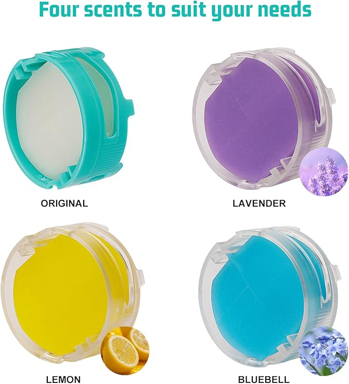 8pcs Odor-Neutralizer Replacement Cartridges Compatible with Shark AZ3000 HZ3000 AZ3002 HZ3002 IZ862H IZ562H ZD550 Stratos Upright Vacuum Part# 1541FC3000 Original and floral flavors