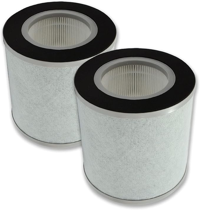 PUREBURG Replacement Filter Compatible with Elechomes EPI236 Air Purifiers,2-Pack H13 HEPA 4-Stage Filtration Activated Carbon 2-in-1 Air Clean Voc Dust Odor PM2.5