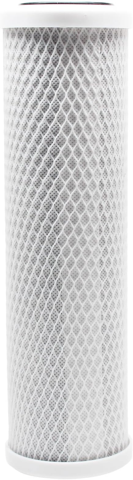 Culligan 4-Pack Replacement Activated Carbon Block Filter - Universal 10 Inch Compatible with HF-360 Whole House Sediment Filter Clear Housing