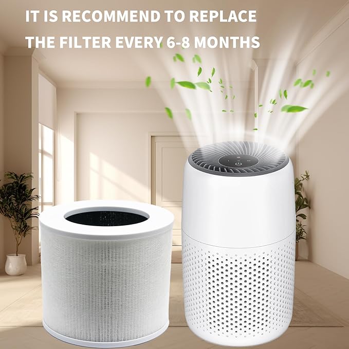 Replacement Filters Compatible with Core Mini Air Purifier and Mini-P Air Purifier, H13 True HEPA & Activated Carbon Filters.Replace Part #Core Mini-RF.2-Pack.