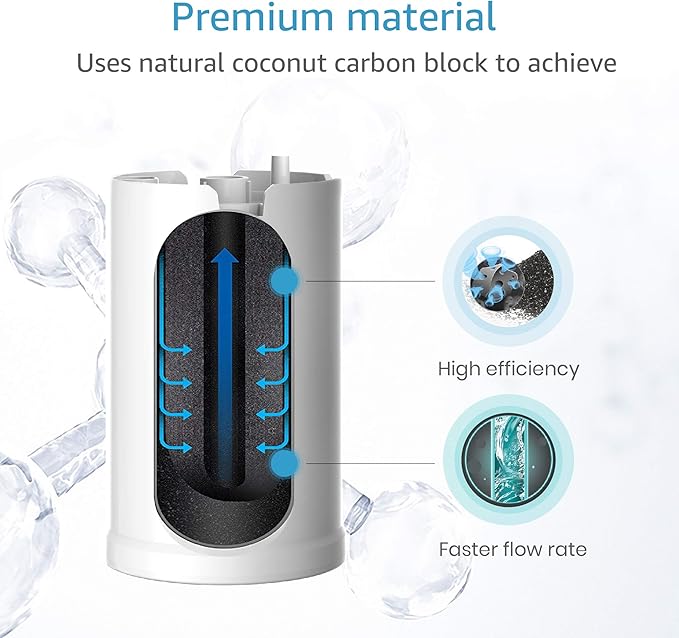 AQUACREST WFFMC303X Faucet Water Filter, Replacement for DuPont® FMC303X, WFFMC300X Faucet Mount Water Filtration Cartridge, 200-Gallon (Pack of 3)