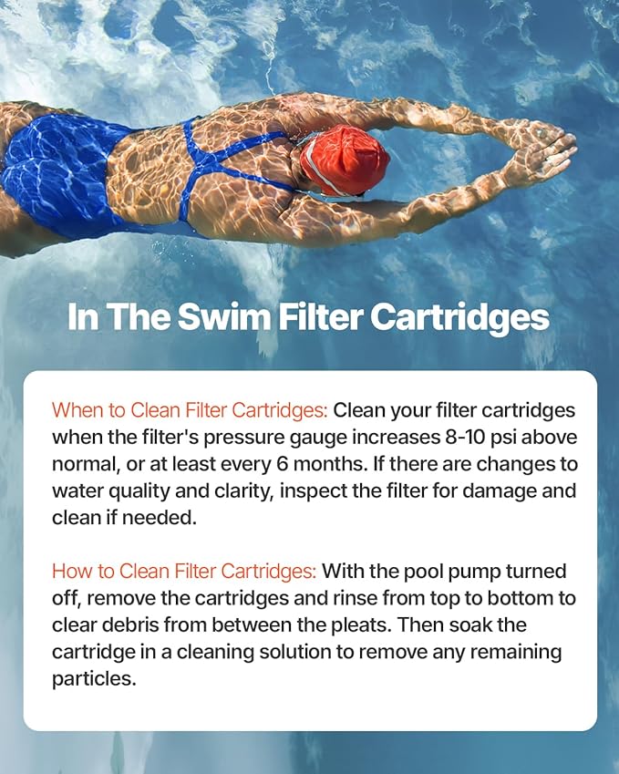 VEVOR Replacement Filter for Hayward C500, CX500-RE, PA50, Ultral-A11, PP-A11, Unicel C-7656, Filbur FC-1240, FC-0625, FC-0620, L x OD: 20"x7", 50 sq.ft Filter Cartridge