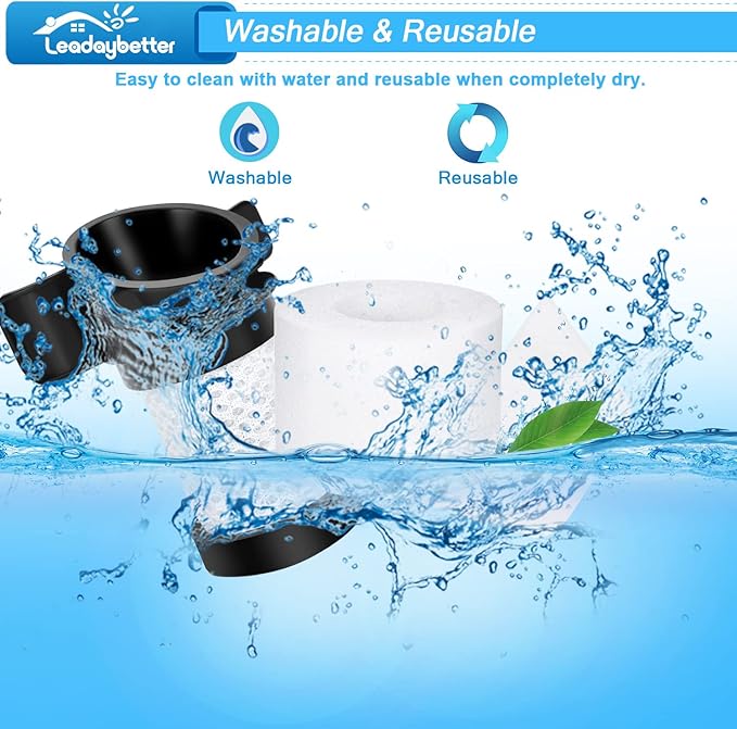 Leadaybetter Filter Replacement for Shark IONFlex IF201 DuoClean X30 X40 F60 F80 IC205 IF200 IF202 IF205 IF251 IF252 IF281 IF282 IF285 IR100 IR70 UF280 Cordless Vacuum, Part XPREMF100 XPSTMF100