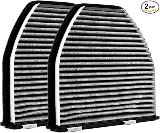 2-PACK HEPA Cabin Air Filter Fits for Mercedes-BENZ AMG C230 C300 E350 GLK350 C350 CLS550 CUK29005 Activated Carbon Cabin Filter Replacement CF10934 Car Accessories