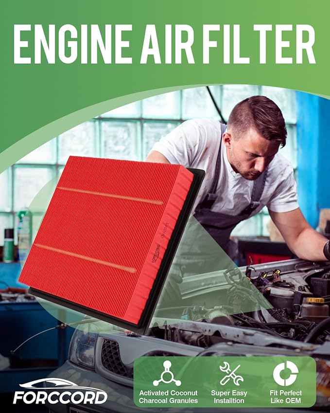 1 HEPA Pack Cabin Air Filter and 1 Pack Engine Air Filter fit for EXPEDITION (2018-2026) / F-150 (2015-2026) / Lincoln Navigator (2018-2024) Replacement CF12150 CA10262 Accessories