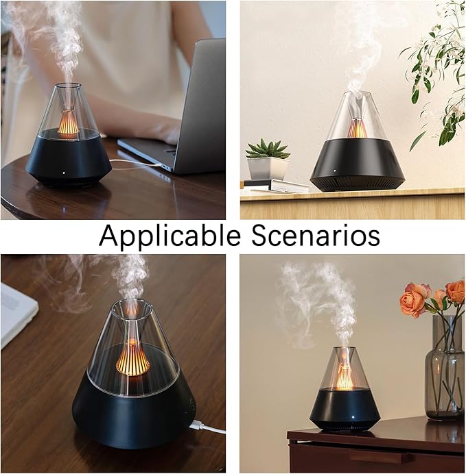 Humidifier for Small Room Home Bedroom Living Room Cool Mist Quiet Ultrasonic Humidifier with Nightlight for Baby Nursery