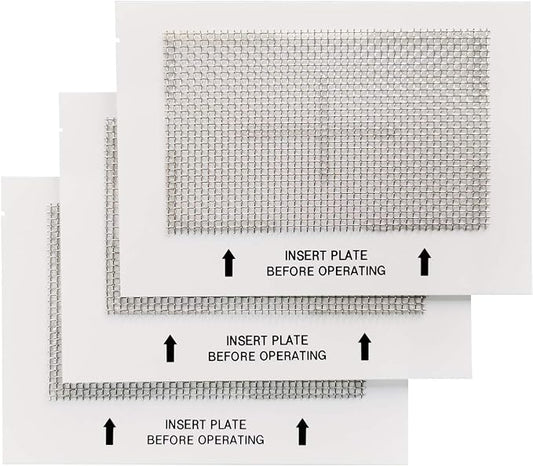 Universal Ceramic Ozone Plates for Generic Ozone Generators Washable Purification Air Purifier, 6.5" x 4.5" Inches Replacement Ozone Plates (3 Pack)
