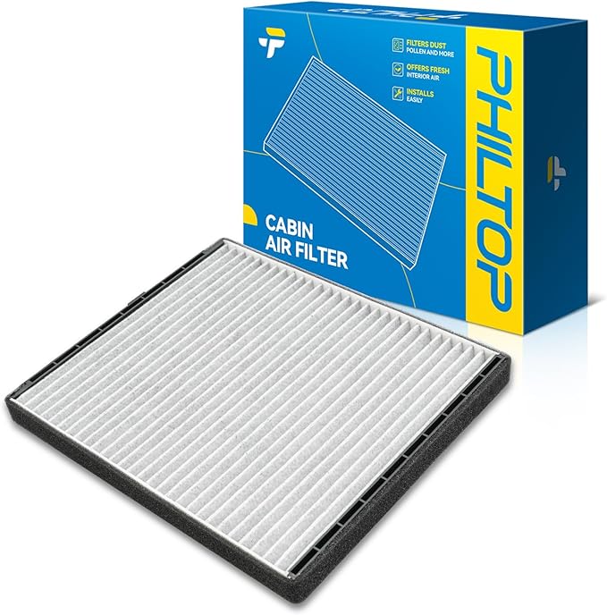 PHILTOP Cabin Air Filter, Replacement for CF10546, 2004-2011 Aveo, 2007-2011 Aveo5, 2009-2010 G3, Premium Cabin Filter with Activated Carbon Filter Up Dust Pollen Odor
