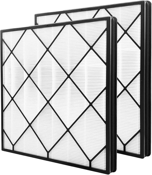 2 Pack Filter Replacement for Shark Air Purifier 4, Compatible with Shark HE400, HE401, HE401C, HE401NP, HE402, HE402C, HE405, UA415, Compare Part No. HE4FKBAS, HE4FKPET, HE4FKPETMB, HE4FKPRO