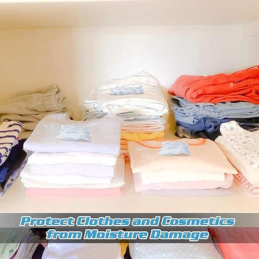 SurpOxyLoc 100 Gram(10Packs) Food Grade Silica Gel Packs Dessicant Packets for Moisture Control,Cobalt Chloride Free Moisture Absorbers for Food Storage