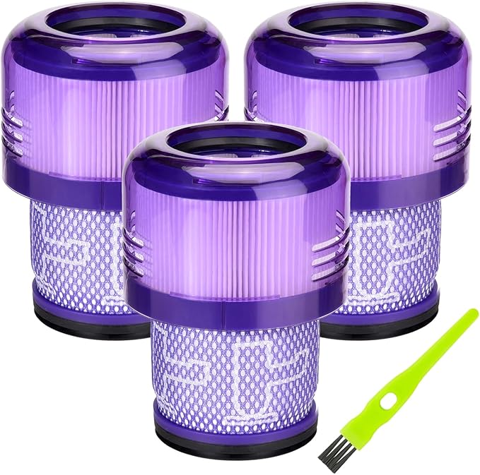 SV18 Filter Replacement Compatible with Dyson Digital Slim Origin Fluffy Extra Cordless Vacuum Part No. 970612-01 for Dyson Digital Slim Filter SV18 (3 Pack)