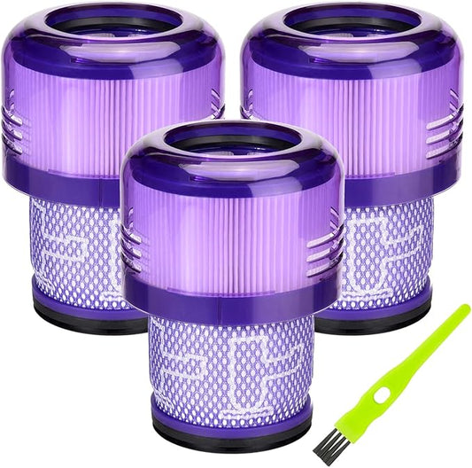 SV18 Filter Replacement Compatible with Dyson Digital Slim Origin Fluffy Extra Cordless Vacuum Part No. 970612-01 for Dyson Digital Slim Filter SV18 (3 Pack)