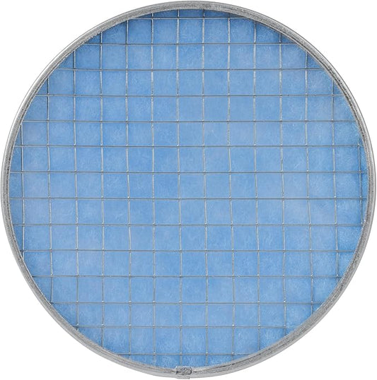 Vent Systems 8" Filter Replacement - Duct Filter - G4 Class Filtration Purifier System with Steel Mesh Screen - Air Vent Filters for Dust Collection/Air Purification - Rigid/Flexible Vent Hose