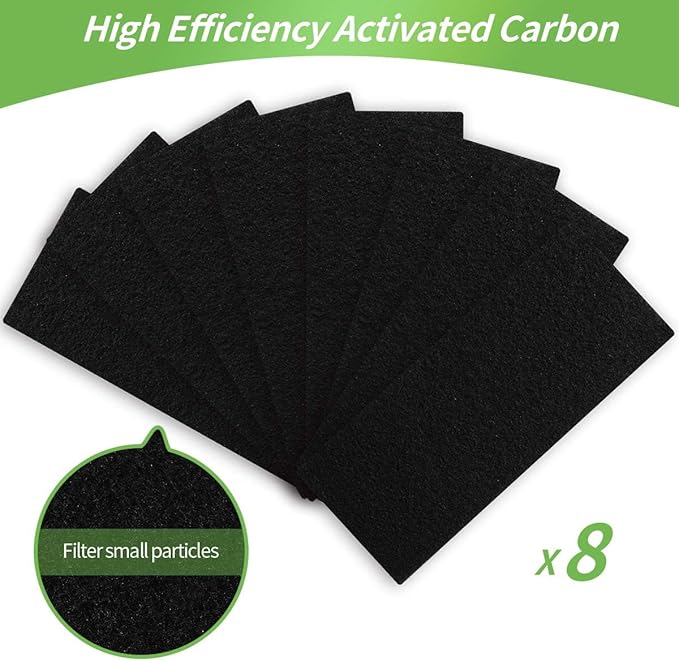 DerBlue Replacement True HE-PA Filter Compatible with Holmes AER1 Series Including 4pcs Filters and 8pcs Pre Filters Replacement Parts # HA-PF300AH-U4R, HAP242-NUC