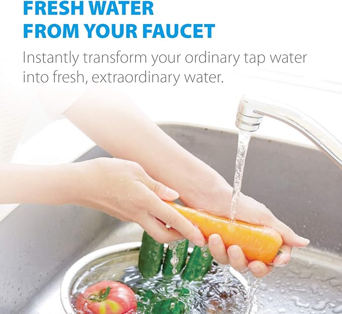 Waterdrop Faucet Water Filter, Replacement for Culligan® FM-15RA Water Filter, Culligan® FM-15A Filtration System, White Finish (Pack of 3)