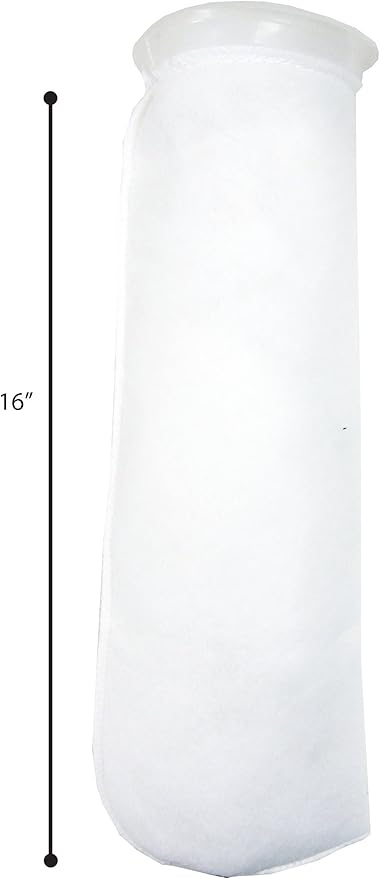 Micron Bag Holder - (Small Micron Bag Holder with 4" Round Filter Sock and 1" Bulkhead)