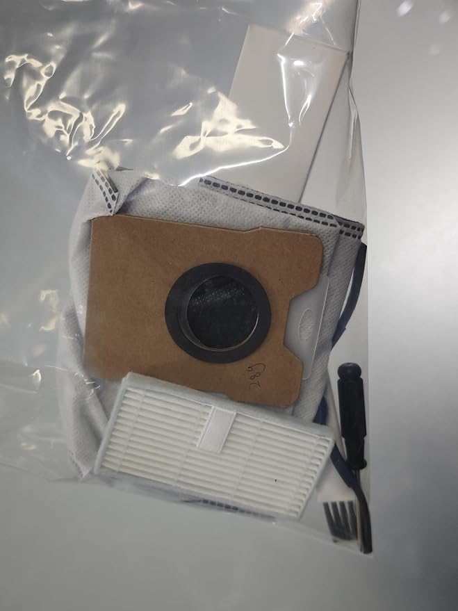 28 Pack C20 Omni Replacement Parts Accessories for Eufy C20 Omni Robot Vacuum Kit, 2 Roller Brush, 4 HEPA Filters, 6 Mop Pads, 6 Dust Bags, 8 Side Brushes,1 Cleaning Brush 1 Screwdriver