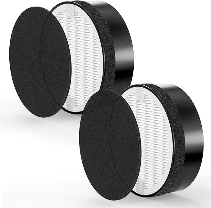 LV-H132 Replacement Filter Compatible with LEVOIT LV-H132 Air Purifier, Pre Filters, HEPA Filter, Activated Carbon Filter, Part # LV-H132-RF, 2 Pack