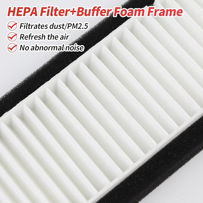 Air Filter Compatible with Tesla Model 3 Cabin Air Filter HEPA Air Intake Filter Replacement with Activated Carbon for 2017-2020 Model 3 Accessories